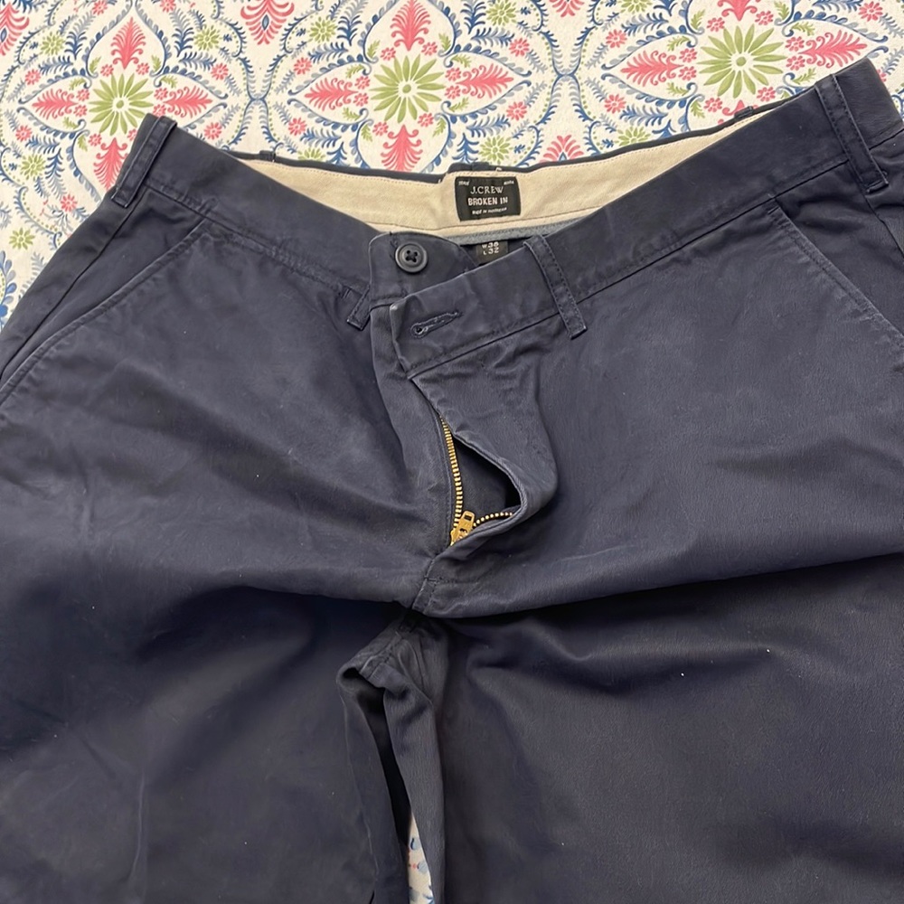 Men’s blue khaki pants. Size 38/32.